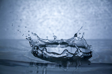 Image showing water splash isolated