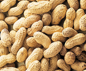 Image showing close-up of some peanuts