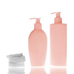 Image showing cosmetic bottles