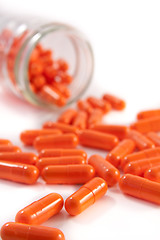 Image showing bunch of orange pills