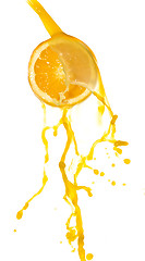 Image showing orange juice splash