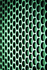 Image showing abstract metallic grid