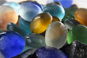 Image showing Colored stones
