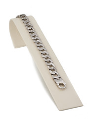 Image showing Silver chain bracelet