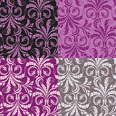 Image showing Decorative seamless floral background