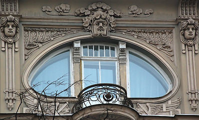 Image showing Art Nouveau Window