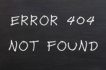 Image showing Error 404 - Page not found