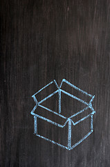 Image showing Chalk drawing - concept of 