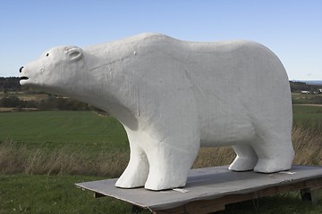 Image showing Artificial polar bear