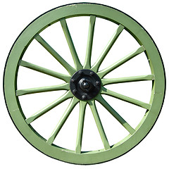 Image showing Wooden Wheel