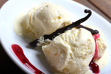 Image showing vanilla ice sweet