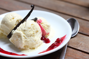 Image showing vanilla ice sweet