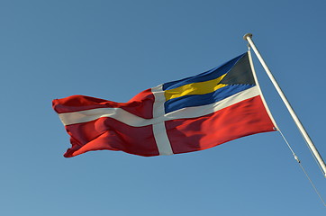 Image showing Combination of flag - Denmark and Bahamas