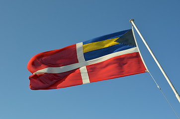 Image showing Combination of flag - Denmark and Bahamas