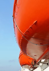 Image showing Two lifeboats