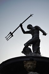 Image showing Neptune fountain - Gdansk