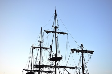 Image showing Rig of a sailing ship