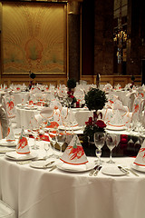 Image showing Party tables