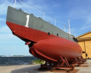 Image showing Swedish submarine