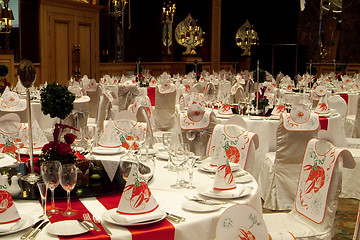Image showing Party tables