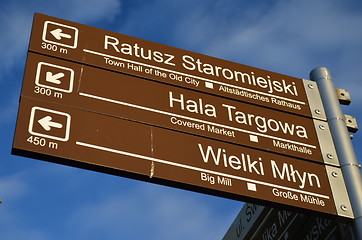 Image showing Sign post