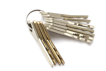 Image showing A bunch of keys