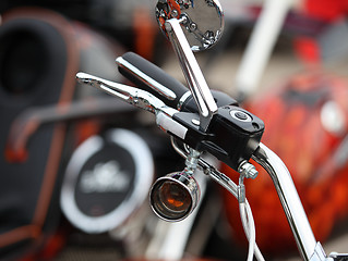 Image showing  motorcycle  mirror