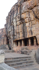 Image showing detail of the Badami Cave Temples