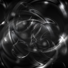 Image showing Black abstraction