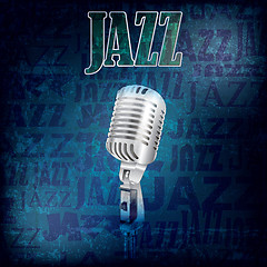 Image showing abstract grunge jazz background