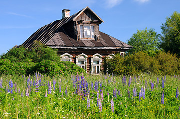 Image showing Old Russian Village House