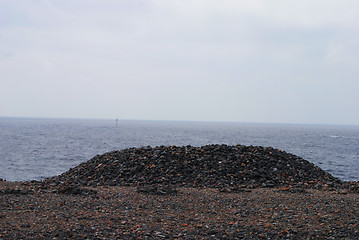 Image showing Viking grave at Mølen