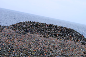 Image showing Viking grave at Mølen