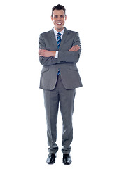 Image showing Full length shot of an entrepreneur