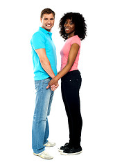 Image showing African American couple in love