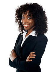 Image showing Successful young businesswoman, portrait