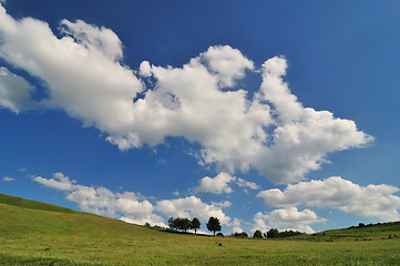 Image showing Field and sky