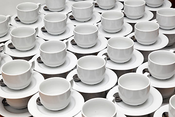 Image showing White cups