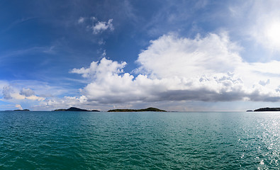 Image showing Sea with islands - the landscape