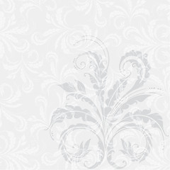 Image showing Decorative floral background