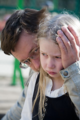 Image showing father and daughter