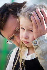 Image showing father and daughter