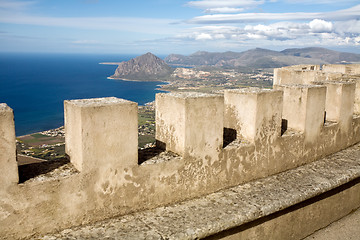 Image showing castle wall