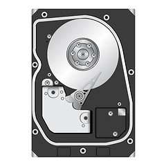 Image showing Computer hard disk drive. 