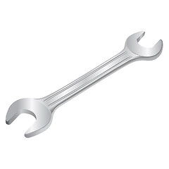 Image showing Vector hand wrench tool 