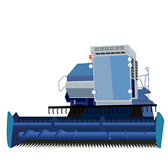 Image showing combine harvester 