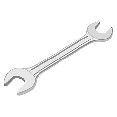Image showing Vector hand wrench tool 