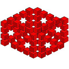 Image showing abstract optical illusion