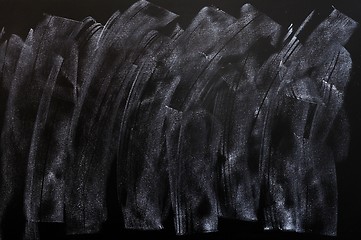 Image showing Blank smudged blackboard