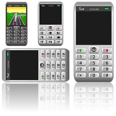 Image showing Vector mobile phones,original design